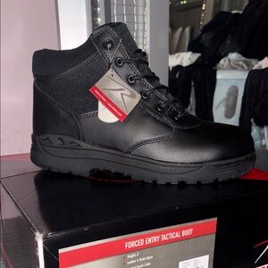 Rothco Black High-Top Work Boots